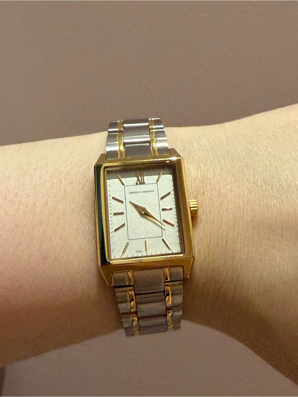 Larsson & Jennings x WeWoreWhat Collaboration 22mm Two-Tone Watch